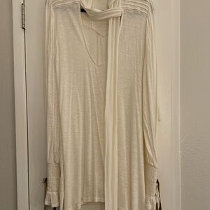 Free People Elegant White Top/tunic